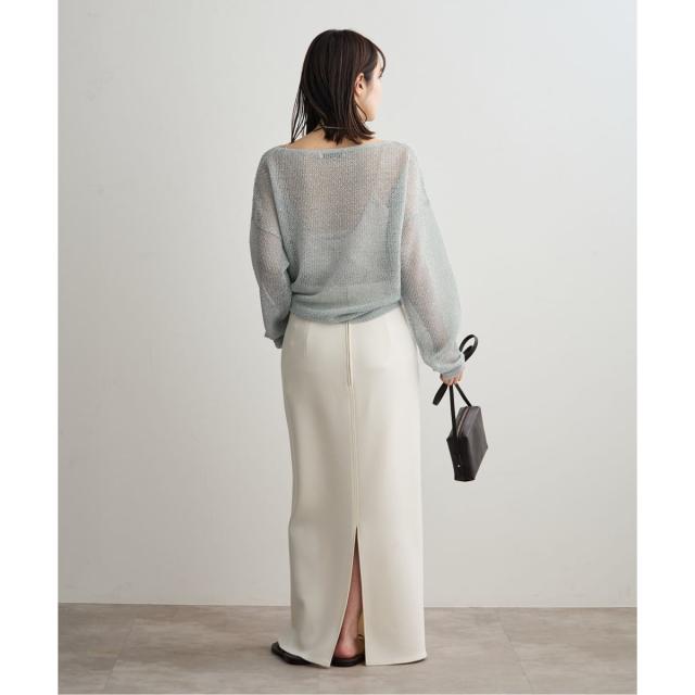 ノーブル（Noble）/ISY Linen mixラメ スカシニット_17