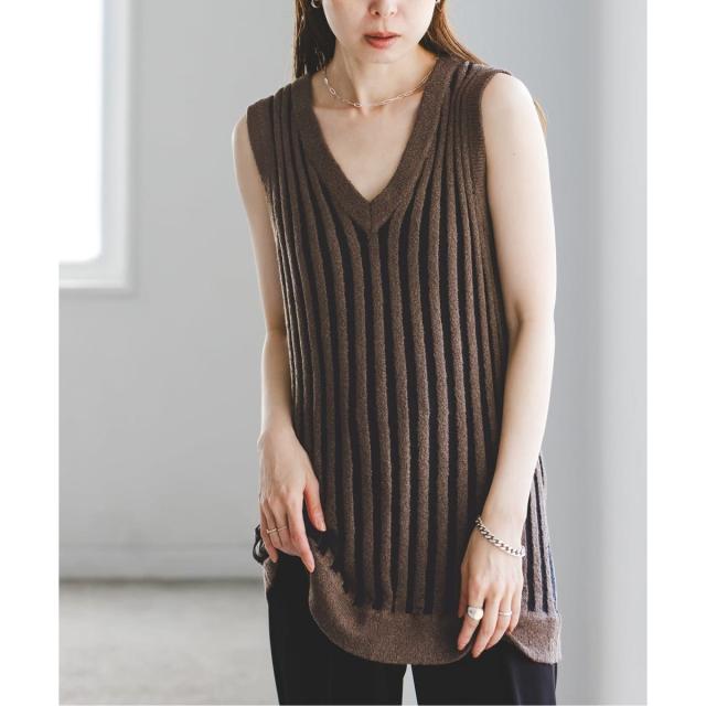 ノーブル（Noble）/《NOBLE別注カラー》PROVOKE/プロヴォーク loopyarn stripe vest