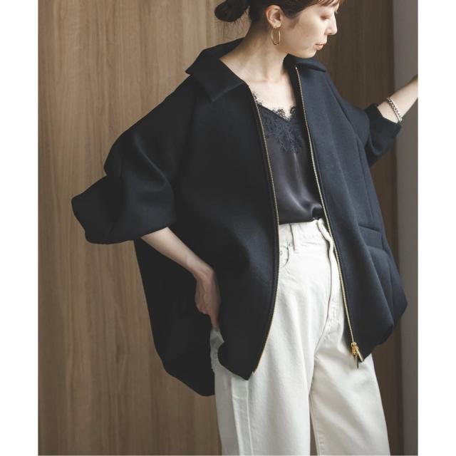 ノーブル（Noble）/《予約》ウールメルトンコクーンジップコート 41,470円