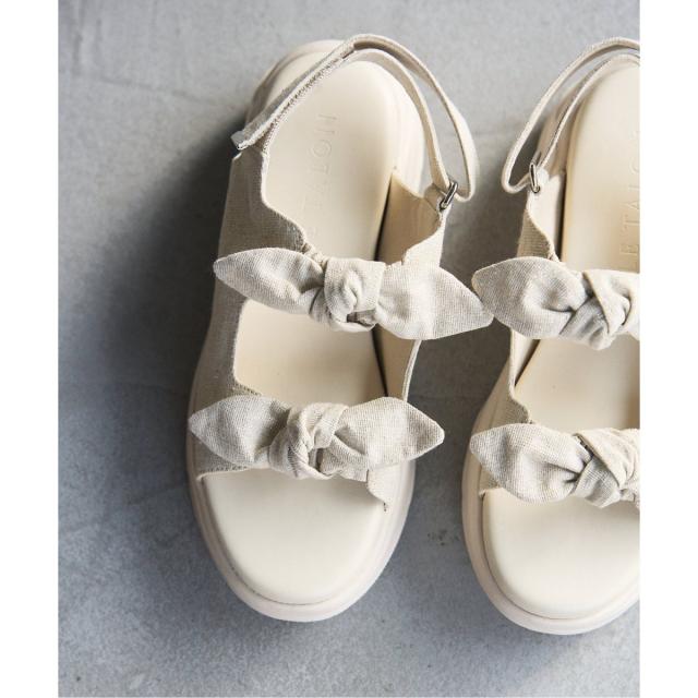 ルタロン（LE TALON）/《追加予約3》リボンスニーカーソールサンダル