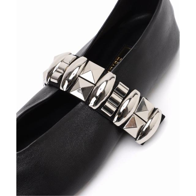 ルタロン（LE TALON）/GRISEレザーEDGEラバースタッズメリージェーン