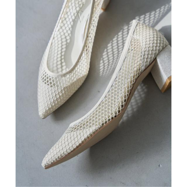 ルタロン（LE TALON）/《追加2》4．5cmポインテッドネットパンプス