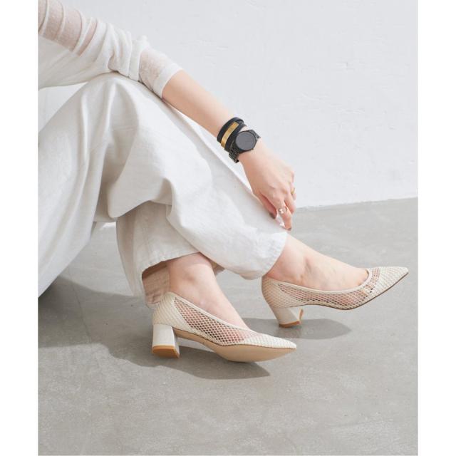 ルタロン（LE TALON）/《追加2》4．5cmポインテッドネットパンプス