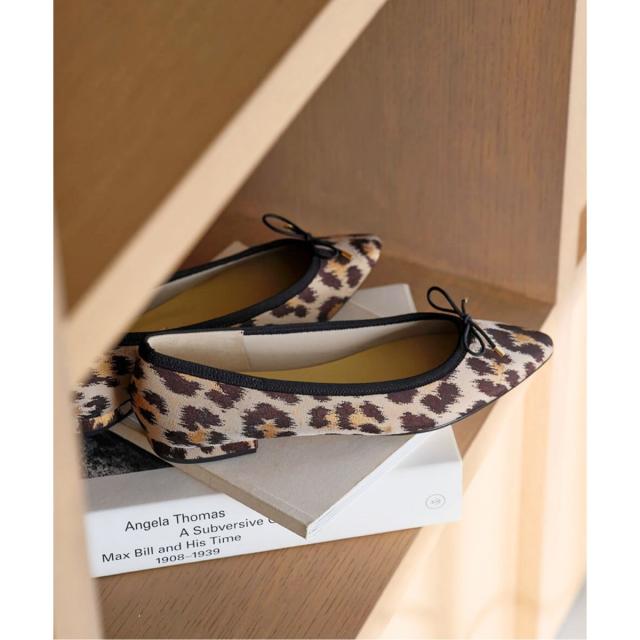 【新品未使用】【完売品】LE TALON ポインテッドレオパードバレエ 23.5 追加予約5》ポインテッドレオパードバレエ（バレエシューズ