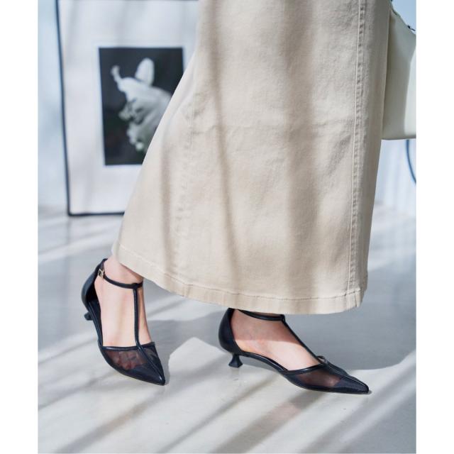 ルタロン（LE TALON）/《追加》3．5cmTストラップシアーパンプス