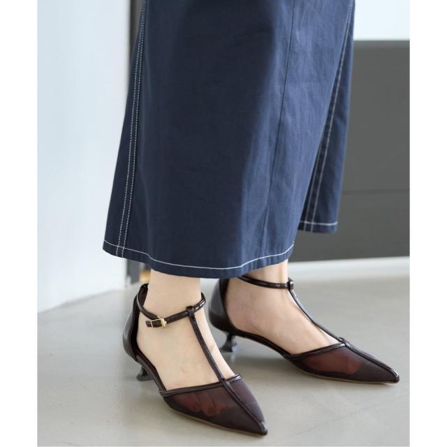 ルタロン（LE TALON）/《追加》3．5cmTストラップシアーパンプス