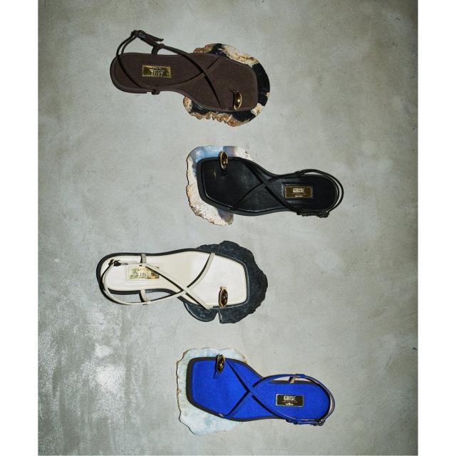 ルタロン（LE TALON）/《追加3》GRISEメタルリングクロストングサンダル