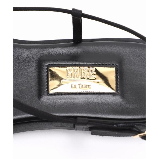 ルタロン（LE TALON）/《追加3》GRISEメタルリングクロストングサンダル