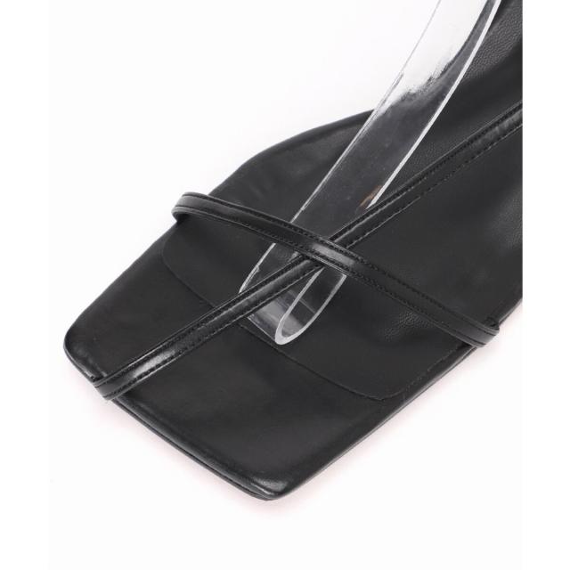 ルタロン（LE TALON）/GRISEスクエアサイドストラップサンダル