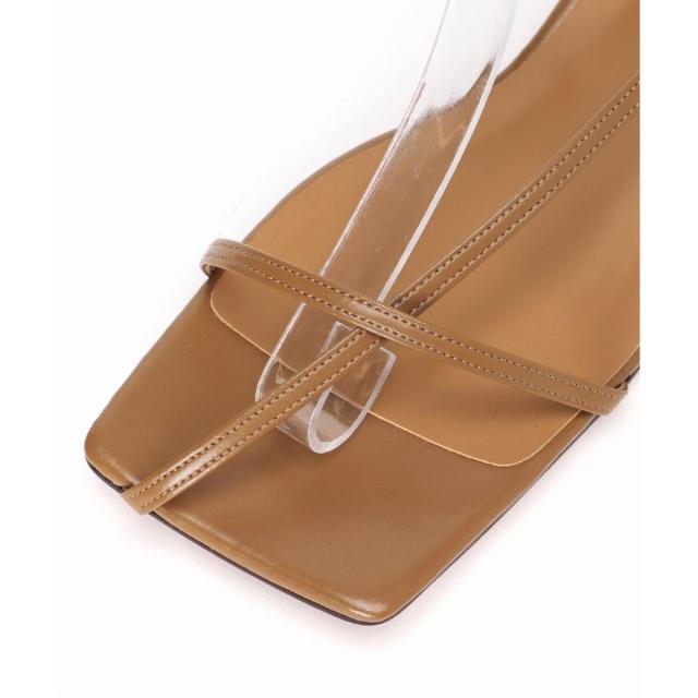 ルタロン（LE TALON）/GRISEスクエアサイドストラップサンダル