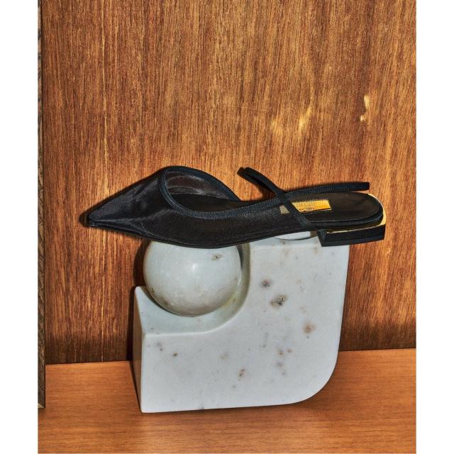 ルタロン（LE TALON）/《追加》GRISEポインテッドコンビストラップスリングバック