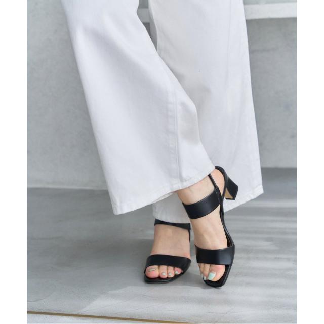 ルタロン（LE TALON）/《追加》6cmゴムストラップサンダル