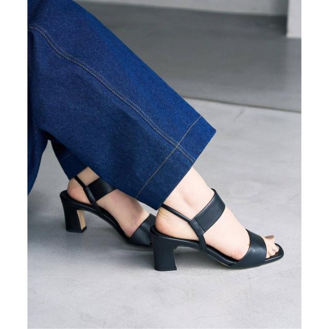 ルタロン（LE TALON）/《追加》6cmゴムストラップサンダル