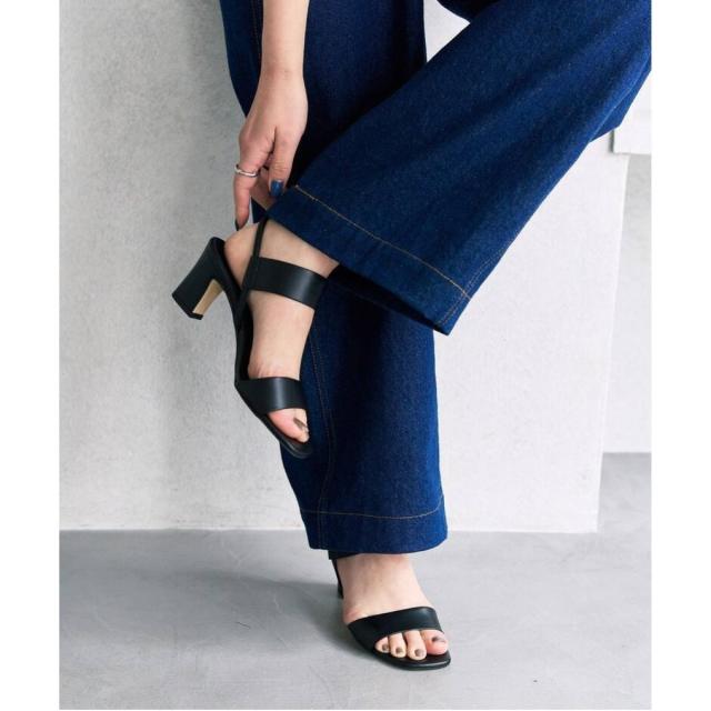 ルタロン（LE TALON）/《追加》6cmゴムストラップサンダル