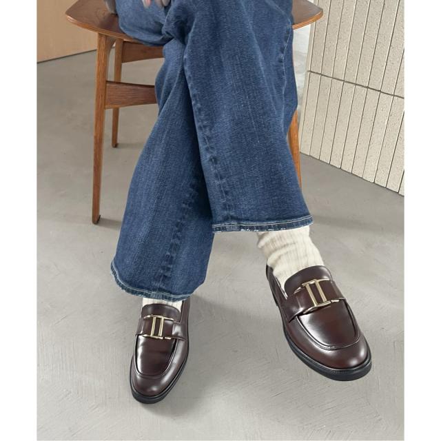 ルタロン（LE TALON）/《追加》レザーメタルモチーフローファー