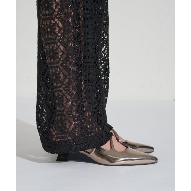 ルタロン（LE TALON）/GRISE4cmポインテッドクロスストラップスリング