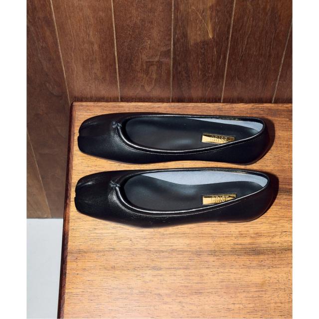 ルタロン（LE TALON）/《追加》GRISEレザースクエアプリーツフラット