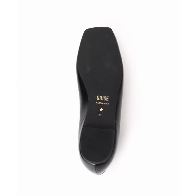 ルタロン（LE TALON）/《追加》GRISEレザースクエアプリーツフラット