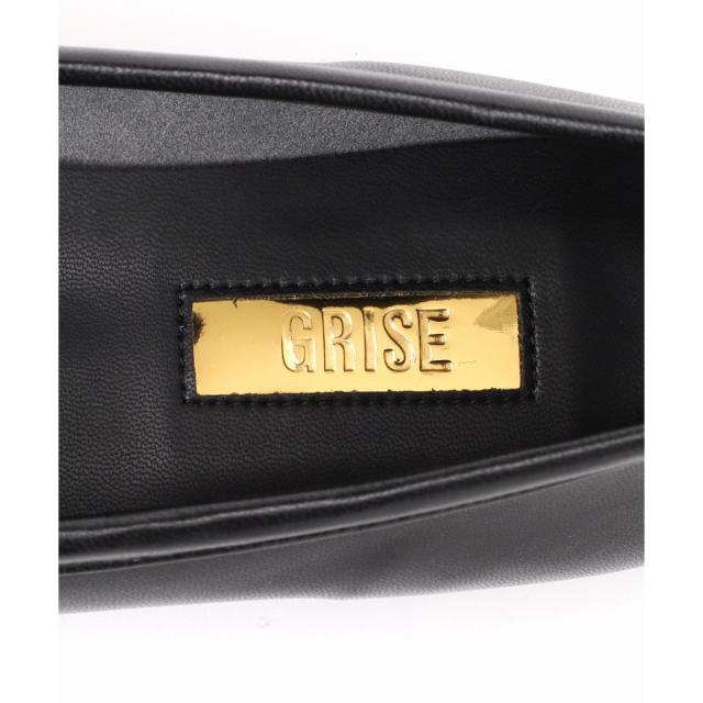 ルタロン（LE TALON）/《追加》GRISEレザースクエアプリーツフラット