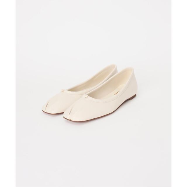 ルタロン（LE TALON）/《追加》GRISEレザースクエアプリーツフラット