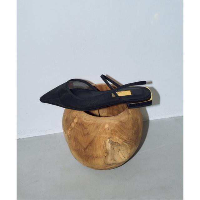 ルタロン（LE TALON）/《追加》GRISEポインテッドコンビストラップスリングバック