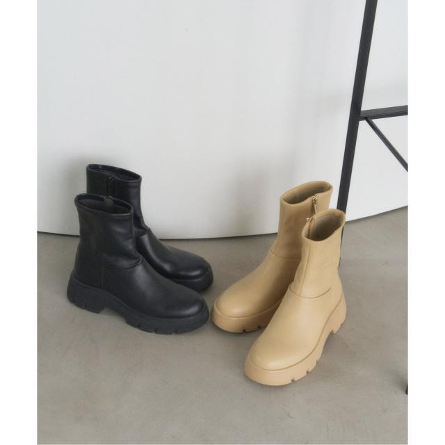 ルタロン（LE TALON）/《WEB+高輪店限定/追加2》6cmボリュームソールフィットショートブーツ