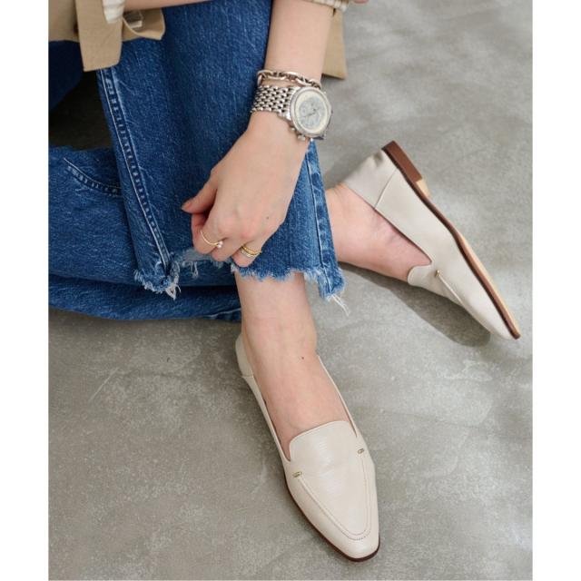 ルタロン（LE TALON）/《追加》スクエアステッチソフトローファー