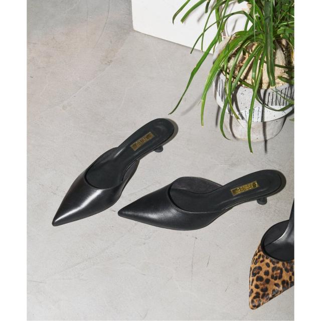 ルタロン（LE TALON）/《追加》GRISE4．5cmレザーポインテッドミュール