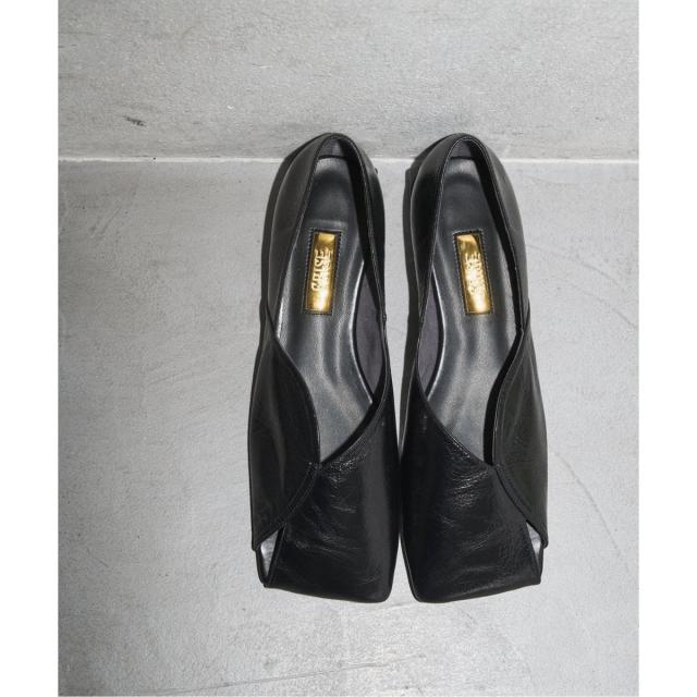 ルタロン（LE TALON）/GRISEレザースクエアARTYフラット