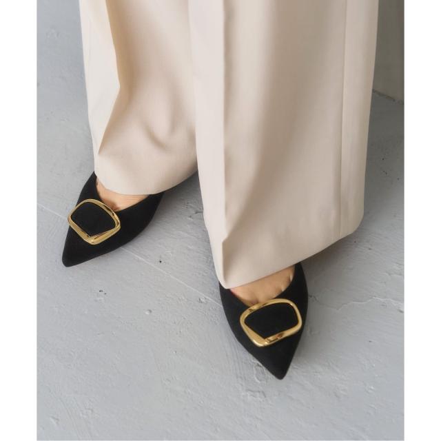 ルタロン（LE TALON）/《追加》3cmポインテッドニュアンスバックルパンプス