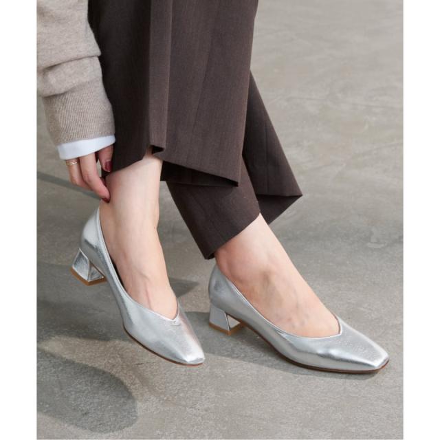 ルタロン（LE TALON）/《追加》4cmスクエアVカットパンプス