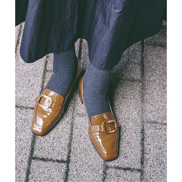 LE TALON ルタロン スクエアクロシェストラップフラット ルタロン