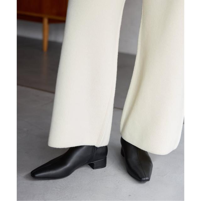 ルタロン（LE TALON）/《追加》3cmフレンチスクエアフィットショートブーツ