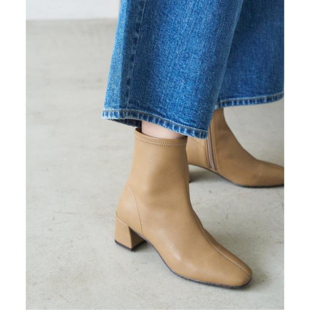 ルタロン（LE TALON）/《追加》5cmスクエアフィットショートブーツ