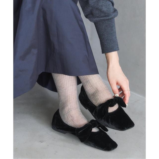 ルタロン（LE TALON）/《追加3》スクエアベルベットリボンフラット