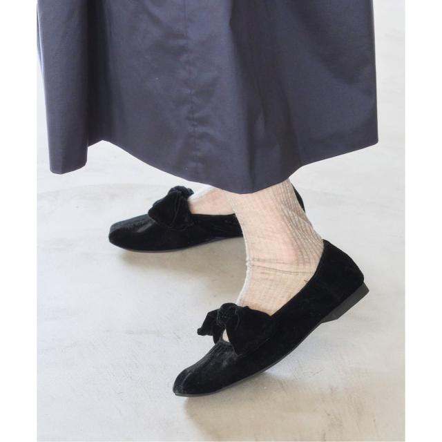 ルタロン（LE TALON）/《追加3》スクエアベルベットリボンフラット