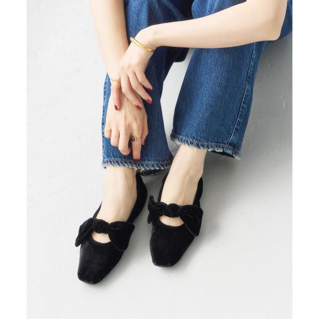 ルタロン（LE TALON）/《追加3》スクエアベルベットリボンフラット