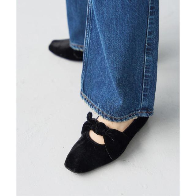 ルタロン（LE TALON）/《追加3》スクエアベルベットリボンフラット