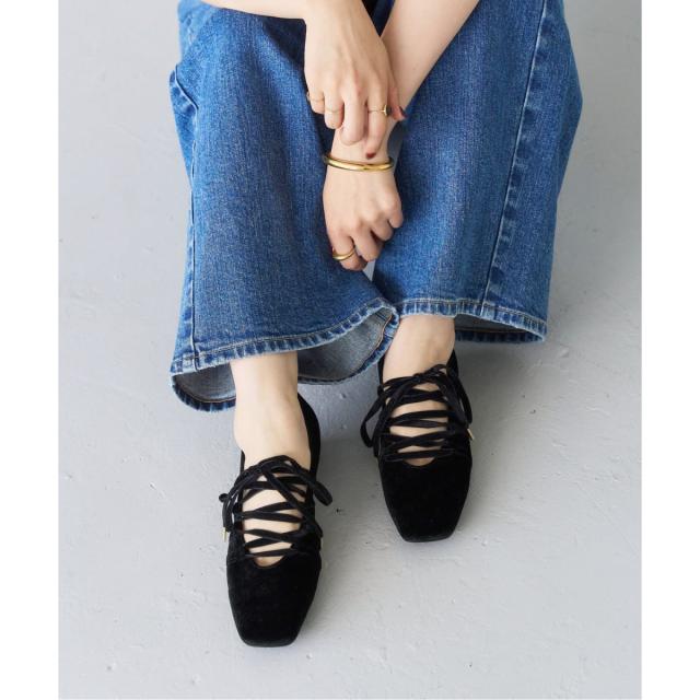 ルタロン（LE TALON）/《追加》3cmスクエアレースアップパンプス