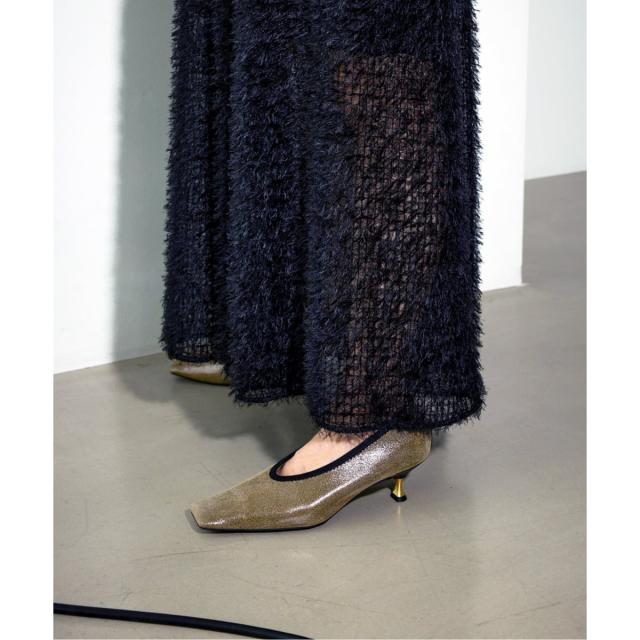 ルタロン（LE TALON）/《追加》GRISE5．5cmレザースクエアストレッチパンプス