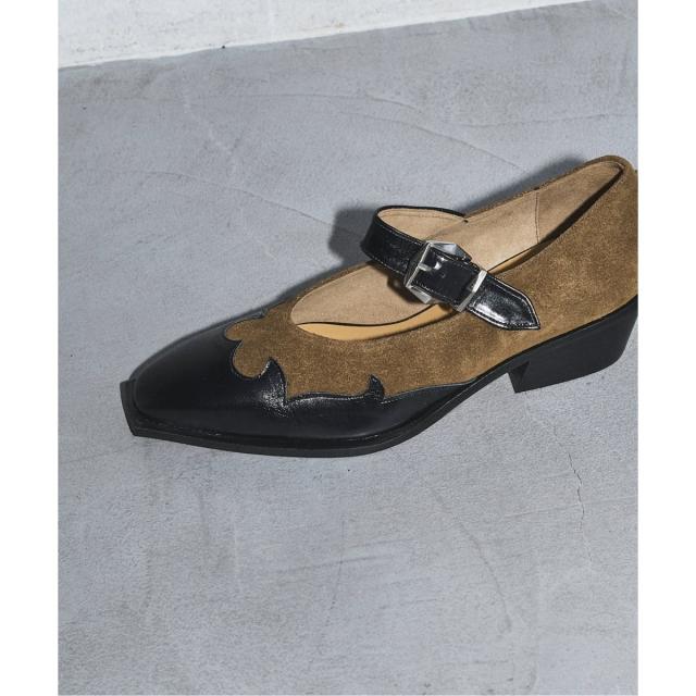 ルタロン（LE TALON）/GRISE LEATHER WESTERN メリージェーンの通販は