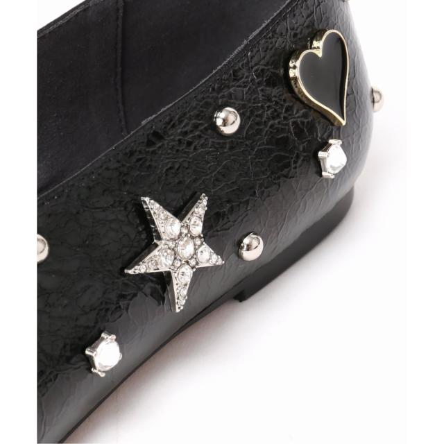 ルタロン（LE TALON）/GRISEレザーSURREALモチーフフラットの通販はau