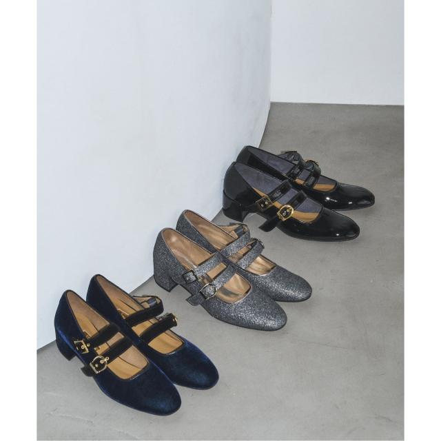 ルタロン（LE TALON）/GRISE5cmラウンドダブルストラップメリー