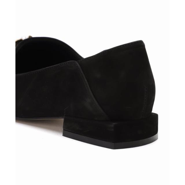 ルタロン（LE TALON）/GRISEレザーナロースクエアモチーフローファーの