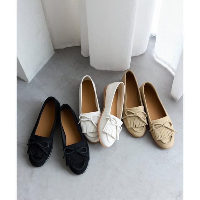 ルタロン（LE TALON）/《予約》レザーモールドキルトモカシン