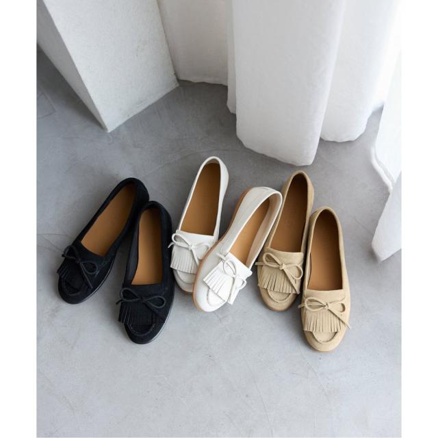 ルタロン（LE TALON）/《予約》レザーモールドキルトモカシン