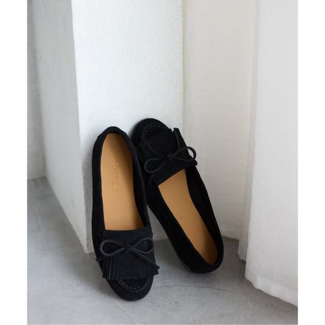 ルタロン（LE TALON）/《予約》レザーモールドキルトモカシン