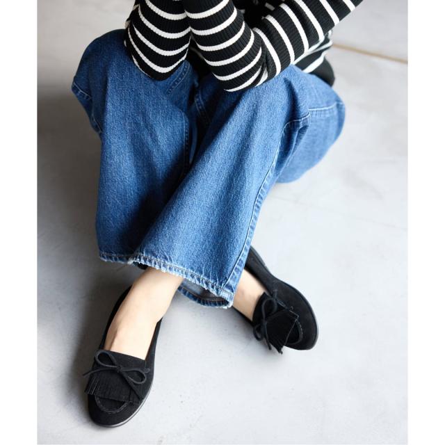 ルタロン（LE TALON）/《予約》レザーモールドキルトモカシン