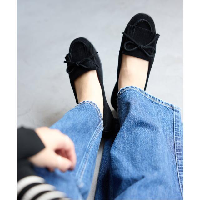 ルタロン（LE TALON）/《予約》レザーモールドキルトモカシン