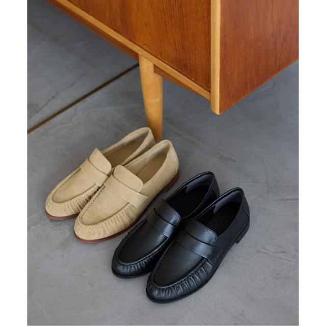 ルタロン（LE TALON）/《予約》レザーギャザーローファー